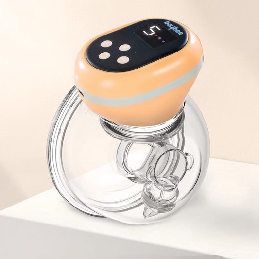 Baybee Wearable Electric Breast Pump | Hands-Free Automatic Breast Milk Pump Machine with 3 Modes & 9 Suction Levels | Portable, Rechargeable, BPA-Free 210ml Cup, LED Display