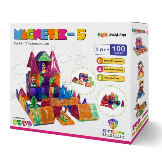 Zephyr Learning Steps Magnetix - 5 My First Construction Set - Timbuktoon