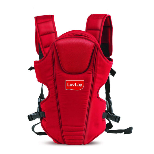 LuvLap Galaxy Toddler Carrier with 3-in-1 Carry Modes & Cushioned Headrest, For 6–15 Months, Up to 15 kg (Red) - Timbuktoon