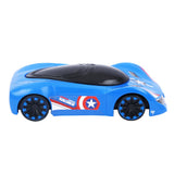 SKOODLE Marvel Pull-Back Hyper Car for Kids | Captain America Edition | Durable Pull Back & Go Vehicle Toy | Sturdy Marvel-Inspired Car for Boys & Girls | Fun & Educational Gift – Blue