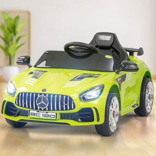 BAYBEE Spyder Pro Battery Operated Car for Kids | Rechargeable Ride-On Toy Car with Music & LED Lights | Big Electric Car for Kids to Drive (Spyder Pro LGR)