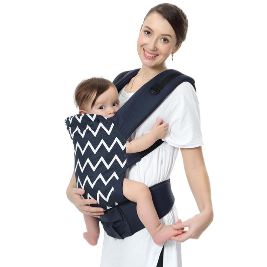 R for Rabbit Hug Me Ergo Baby Carrier – Ergonomic Front & Back Carry Position with Adjustable Belt for 4 Months to 2 Years, Up to 15 Kg (Blue)