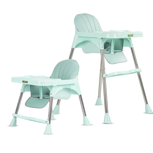 Baybee Invictus Convertible High Chair for Kids | 4-in-1 Baby Feeding Chair with Safety Harness, Adjustable Tray & Recliner | Foldable, Easy-to-Clean Dining & Booster Chair