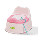 Baybee Baby Potty Training Seat for Kids 1-5 Years | Toddler Potty Chair with Removable Tray, Soft Cushion & Cleaning Brush | Portable Toilet Training Seat for Boys & Girls (Pink)