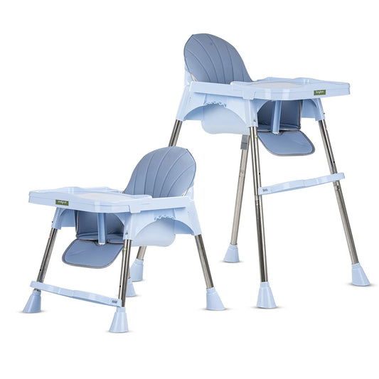 Baybee Invictus Convertible High Chair for Kids | 3-in-1 Baby Feeding Chair with Removable Food Tray, Adjustable Height & Safety Harness | Multipurpose Baby Dining & Booster Chair for Toddlers