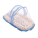 Mee Mee Cushioned Baby Mattress Set with Mosquito Net & Pillow – Transport, Soft & Breathable Infant Bedding, Foldable & Travel-Friendly