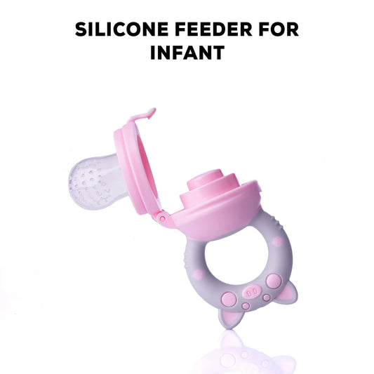 Baybee Baby Food Nibbler Pacifier | Organic Silicone Feeding Pacifier for Infants 3–24 Months | Safe Teething Feeder (Persian)