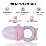 Baybee Baby Food Nibbler Pacifier | Organic Silicone Feeding Pacifier for Infants 3–24 Months | Safe Teething Feeder (Persian)