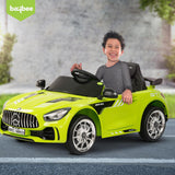 BAYBEE Spyder Pro Battery Operated Car for Kids | Rechargeable Ride-On Toy Car with Music & LED Lights | Big Electric Car for Kids to Drive (Spyder Pro LGR)