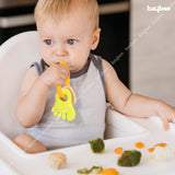 Baybee Silicone Teether for Babies (6–12 Months) | Textured Teething Toy for Pain Relief | Food-Grade, BPA-Free, Non-Toxic Infant Chew Aid | Lightweight & Safe Oral Care Toy