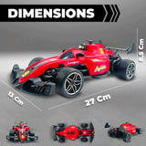 Joy Junction 1:16 Scale Remote Control Racing Car – High-Speed RC Toy Car with Rechargeable Battery & Sturdy Design | Ideal Gift for Kids 5+ (Red)
