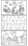 Simmar Jumbo Colouring Mat Set – 3 Reusable, Washable Mats for Kids Includes 12 Sketch Pens | Learning & Doodle Fun for Ages 3+ - Timbuktoon