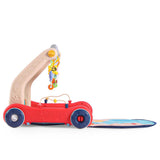 2 in 1 Musical Baby Play Gym with Convertible Push Walker| Walker with Play Piano, Lights, Rattles & Tummy Time Mat for 2 Months+ Babies| 3 Play Modes Interactive Learning Toy for Kids| Sit to Stand Multi Activity Walker - Timbuktoon