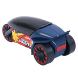 SKOODLE Marvel Pull-Back Rider Bike for Kids | Captain Marvel Edition | Durable Marvel-Inspired Motorcycle Toy | Sturdy Pull Back & Go Action Bike | Fun & Educational Gift for Boys & Girls – Blue