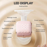 R for Rabbit Pure Wireless Electric Breast Pump | Automatic, Portable & Rechargeable | Comfortable Electrical Pumping (Peach)