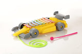 Chanak Car Xylophone Toy for Kids | Plastic Car with 8 Metal Keys | Musical Xylophone Car for Boys & Girls 3+ Years | BIS Approved
