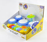 Winfun Boppin’ Beats Drum Set Keyboard | Multi-Color Interactive Musical Toy with Lights, Drum Pads & Keyboard | Educational Music Toy for Toddlers & Kids 12M+