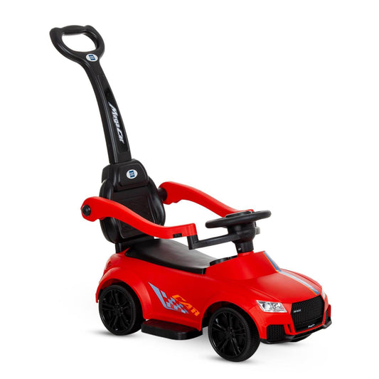 Mee Mee Cruiser Baby Ride-On Car – Safe & Entertaining Push Toy for Ages 1–3 Years with Music, LED Lights & Under-Seat Storage (Red) - Timbuktoon
