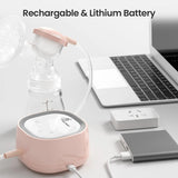 R for Rabbit Nova Electric Breast Pump | Automatic, Portable & Rechargeable | Comfortable Electrical Pumping (Peach)