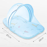 R for Rabbit Snuggy Safari Baby Sleeping Bedding Set with Mosquito Net – 100% Cotton Baby Nest & Sleeping Bag for Newborns, 0–12 Months (Blue)