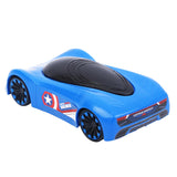 SKOODLE Marvel Pull-Back Hyper Car for Kids | Captain America Edition | Durable Pull Back & Go Vehicle Toy | Sturdy Marvel-Inspired Car for Boys & Girls | Fun & Educational Gift – Blue