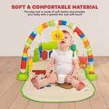 Baybee Piano Play Gym Mat for Babies | Musical Activity Play Gym with 5 Hanging Toys, Music & Lights | Indoor Baby Playmat for Newborns 0-12 Months Boys & Girls (Green)