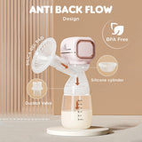 R for Rabbit Pure Wireless Electric Breast Pump | Automatic, Portable & Rechargeable | Comfortable Electrical Pumping (Peach)