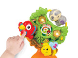 Winfun Jungle Friends Spinning Tree | Interactive Musical Activity Toy with Lights & Sounds | Engaging Playtime for Babies & Toddlers 6M+