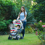 R for Rabbit Lollipop Lite Baby Stroller (Multi Color) – 0 to 3 Years | 5-Point Safety Harness | Reversible Handlebar | Cushioned Seat with 3-Level Recline | Lightweight Pram for Kids