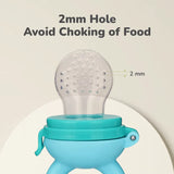 R for Rabbit First Feed Pixie Nibbler | Soft Silicone Fruit & Veggie Feeder | Baby Teether & Pacifier | Hygienic, BPA-Free | For Infants 3+ Months