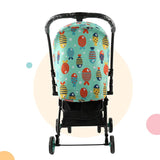 LuvLap Sunny Baby Stroller – Reversible Handle, 5-Point Harness & 3-Level Recline, Compact Fold, Suitable for Newborns to 3 Years (Printed) - Timbuktoon