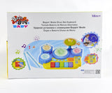 Winfun Boppin’ Beats Drum Set Keyboard | Multi-Color Interactive Musical Toy with Lights, Drum Pads & Keyboard | Educational Music Toy for Toddlers & Kids 12M+