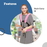 R for Rabbit Cuddle Snuggle Comfortable Baby Carrier (Pink Grey) | For Newborn Baby 3 Months to 2 Years | Ergonomic Baby Carrier with Adjustable Straps & Safety Buckle