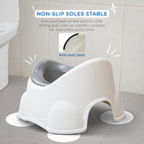 Baybee Baby Potty Training Seat for Kids 1-5 Years | Toddler Potty Chair with Removable Tray, Soft Cushion & Cleaning Brush | Portable Toilet Training Seat for Boys & Girls (Grey)