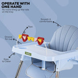 Baybee Invictus Convertible High Chair for Kids | 3-in-1 Baby Feeding Chair with Removable Food Tray, Adjustable Height & Safety Harness | Multipurpose Baby Dining & Booster Chair for Toddlers