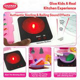 Chanak Kitchen Suitcase Set for Girls | 23-Piece Colorful Pretend Play Cooking Toy Set | Portable Kitchen Playset for Kids 3+ Years | BIS Approved
