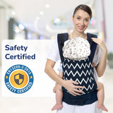 R for Rabbit Hug Me Ergo Baby Carrier – Ergonomic Front & Back Carry Position with Adjustable Belt for 4 Months to 2 Years, Up to 15 Kg (Blue)