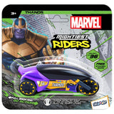 SKOODLE Marvel Pull-Back Rider Bike for Kids | Captain Marvel Edition | Durable Marvel-Inspired Motorcycle Toy | Sturdy Pull Back & Go Action Bike | Fun & Educational Gift for Boys & Girls – Blue