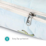 R for Rabbit Snuggy Baby Sleeping Bag & Carry Nest – 100% Cotton 3-in-1 Convertible Bedding Set for Newborns, Travel-Friendly & Portable (Sky Blue)