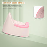 Baybee Baby Potty Training Seat for Kids 1-5 Years | Toddler Potty Chair with Removable Tray, Soft Cushion & Cleaning Brush | Portable Toilet Training Seat for Boys & Girls (Pink)
