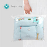 R for Rabbit Snuggy Baby Sleeping Bag & Carry Nest – 100% Cotton 3-in-1 Convertible Bedding Set for Newborns, Travel-Friendly & Portable (Sky Blue)