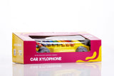 Chanak Car Xylophone Toy for Kids | Plastic Car with 8 Metal Keys | Musical Xylophone Car for Boys & Girls 3+ Years | BIS Approved