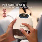Baybee Wearable Electric Breast Pump for Mothers | Portable Hands-Free Milk Pump with 3 Modes, 9 Suction Levels, Smart LED Display & USB Rechargeable | 160ml BPA-Free Cup, Quiet Cordless Breastfeeding Pump with Massage & Lactation Support