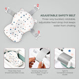 Baybee Foldable Baby Bath Tub for Kids 0-5 Years | Portable Bathtub with Anti-Skid Base, Support Cushion & Drain Plug | Mini Swimming Pool for Newborns, Boys & Girls (Green)