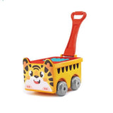 SUNTA Building Blocks with Trolley School Bus Container | Creative Construction Toy Set for Kids | Durable & Safe Plastic Blocks with Storage Bus