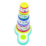 Giggles Funskool - Melody Funfair, Multicolour Musical Stacking Toy, Toy for Kids, Helps to Sort,Stack and Nest, 12 Months & Above, Infant and Preschool Toys - Timbuktoon