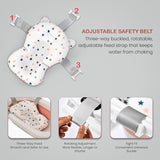 Baybee Foldable Baby Bath Tub for Kids 0-5 Years | Portable Bathtub with Anti-Skid Base, Support Cushion & Drain Plug | Mini Swimming Pool for Newborns, Boys & Girls (Pink)