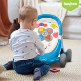 Baybee Oleo Baby Walker for Kids | Push Walker with Music, LED Light, Rotating Gears & Grip Handle | Activity Walker for Toddlers 0–2 Years Boys & Girls (Blue)