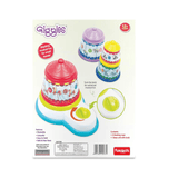 Giggles Funskool - Melody Funfair, Multicolour Musical Stacking Toy, Toy for Kids, Helps to Sort,Stack and Nest, 12 Months & Above, Infant and Preschool Toys - Timbuktoon