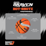 SKOODLE Braven Hot-Shotz Indoor & Outdoor Basketball – Size 3 | Durable, Water-Resistant for Kids